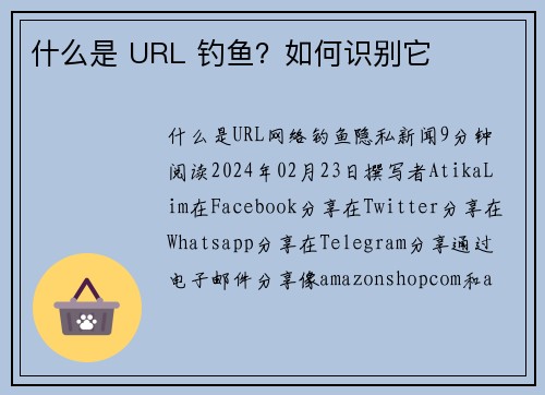 什么是 URL 钓鱼？如何识别它 